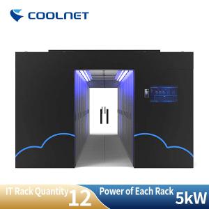 China Aisle Containment Modular Data Center With In Row Air Conditioning wholesale