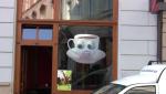 100um Transparent Rear Projection Film Holographic Screen Film For Shop Window