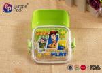 Personalized Kids Plastic Lunch Boxes With ISO9001 Sedex Disney Walmart
