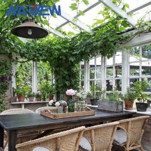 China Aluminium Garden Greenhouse Sunroom Addition 6x8 White And Black wholesale