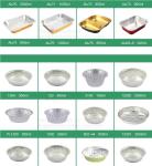 Microwave Disposable Aluminum Foil Pizza Baking Tray Pans container Sizes,pan