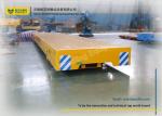 Steel Pallet Transfer Carts Railroad Handling Vehicle Motor Trackless Flat Dolly