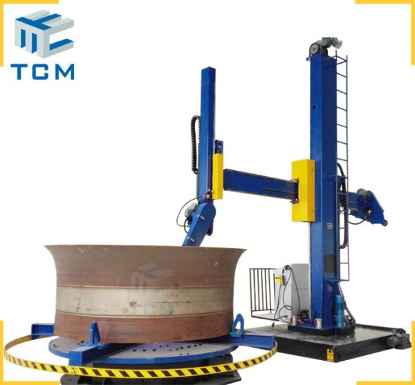 380V 415V Steel Metal Vertical Tank Dished End Polishing Machine Grinding