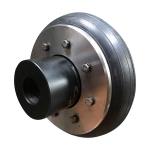 Black LLB Tyre Flex Coupling Steel Rubber For Pumps Equipment