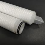 PP Pleated Filter Cartridge For Water RO Pre Filtration 0.1um 0.22um 0.45um