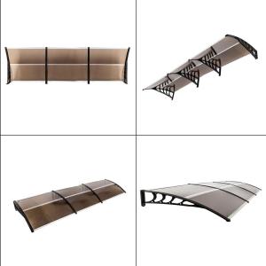 China 3.43kgs 90x100cm Outdoor Polycarbonate Awning wholesale