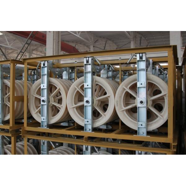 7.5kN ADSS OPGW Line Tension Stringing Equipment Passive Cable Tensioner with 1 Groove 1100mm Bull Wheel 40m/min Speed