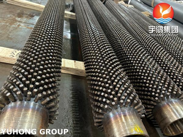 ASTM A106 Gr.B Carbon Steel Studded Fin Tube Used In Radiant Coil And Raffinate
