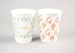 Branding Hot Drink Insulated Paper Cups With 4 Color Process Printing