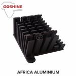 Excellent thermal conductance aluminum extrusion profile for heat sink
