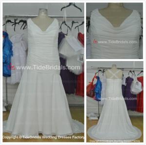 China Plus size Aline Lace wedding dress #AS1556 wholesale