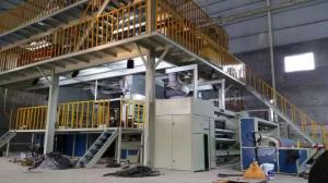 China SS AL - 1600mm PP Non Woven Fabric Making Machine , Fast Spunbond Machine wholesale