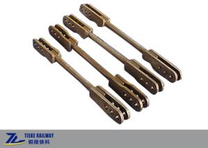 China Railway Middle Lower Pull Rods Bogie Braking Fulcrum Parts TB T2813 wholesale