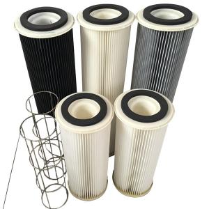 China Industrial Cylindrical Dust Collector Filter PTFE Film Antistatic 100 Micron wholesale