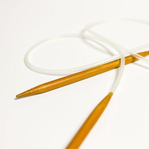 China Double Point Carbonized Bamboo Circular Knitting Needles For Socks Sweater wholesale
