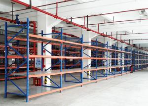 China Cold Rolled Steel Long Span Racking System Garage Storage Shelving RAL System Color wholesale