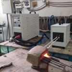 Iron Steel Plate Bar Induction Forging Machine 40A Induction Heating Equipment
