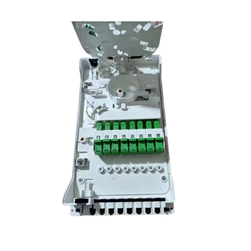 Material Termination Box for FTTH FTTX Sc/LC/PLC 8/16 Cores Indoor Waterproof Plastic