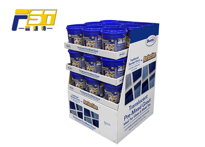 Two Sides Recyclable Cardboard Pallet Display , Corrugated Pallet Display For Advertisement