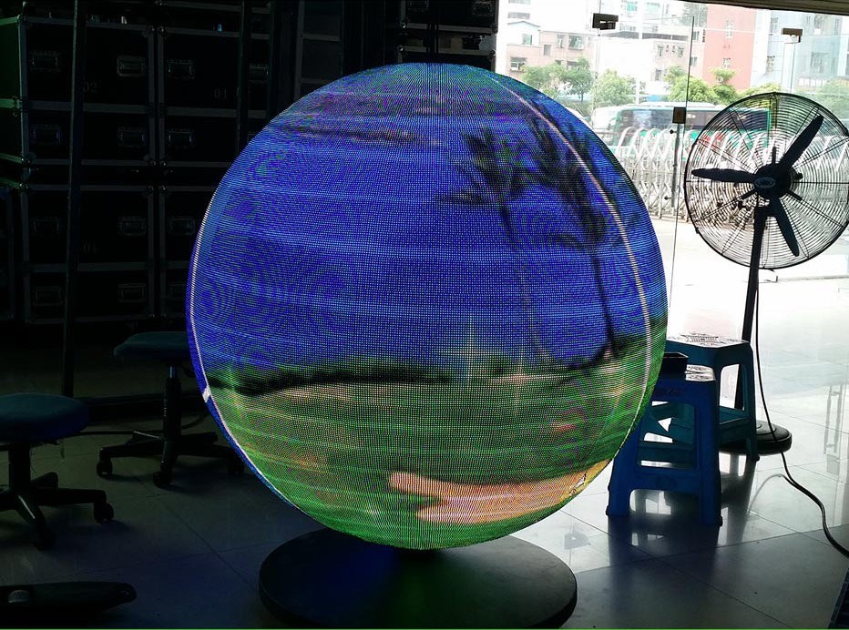 SMD Full Color P4 Indoor Advertising Ball LED Display Screens 1/16 Scan