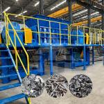 Car Hub Aluminium Shredder Waste Aluminum Shredder Machine Customized