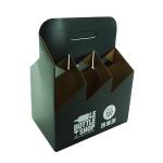 Varnishing Cardboard 6 Bottle Wine Gift Box Pantone Printing With Carry Crate