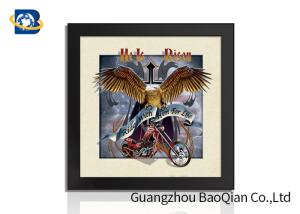 China Lenticular 5D Pictures UV CMYK Printing Anti - Scratch For Office / Galary Decoration wholesale