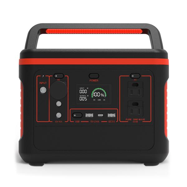 22.2V Rechargeable Portable Power Station 568Wh Lifepo4 Solar Station For
