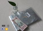 Non Itchy Fiberglass Fabric Fire Resistant Document Pouch / Fireproof Cash