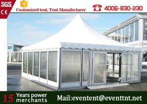China Event prefabricated hotel building special glass pagoda tent for exhibition wholesale