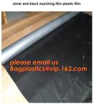 Perforated Black Agricultural Mulch Film for Weed Control Membrane,Pre-stretch