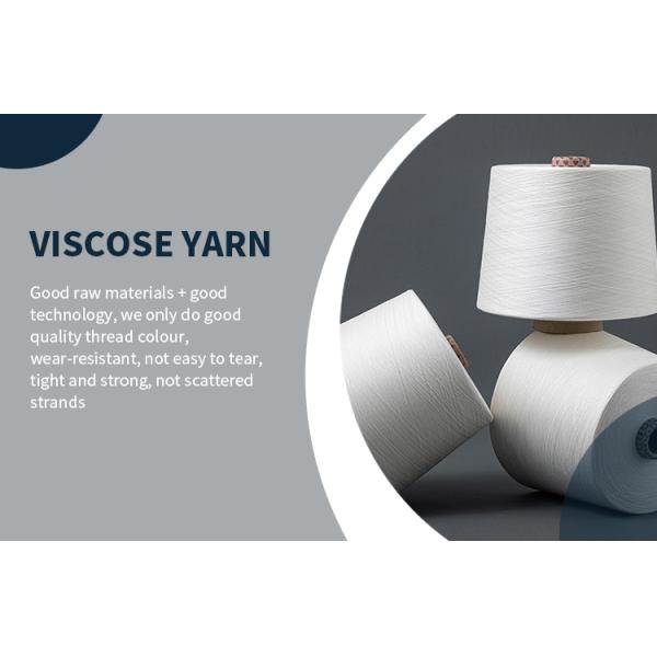 Count And Original 30F 30S/2 Rayon Knitting Spun Ring 100% Viscose Rayon High 120D/2