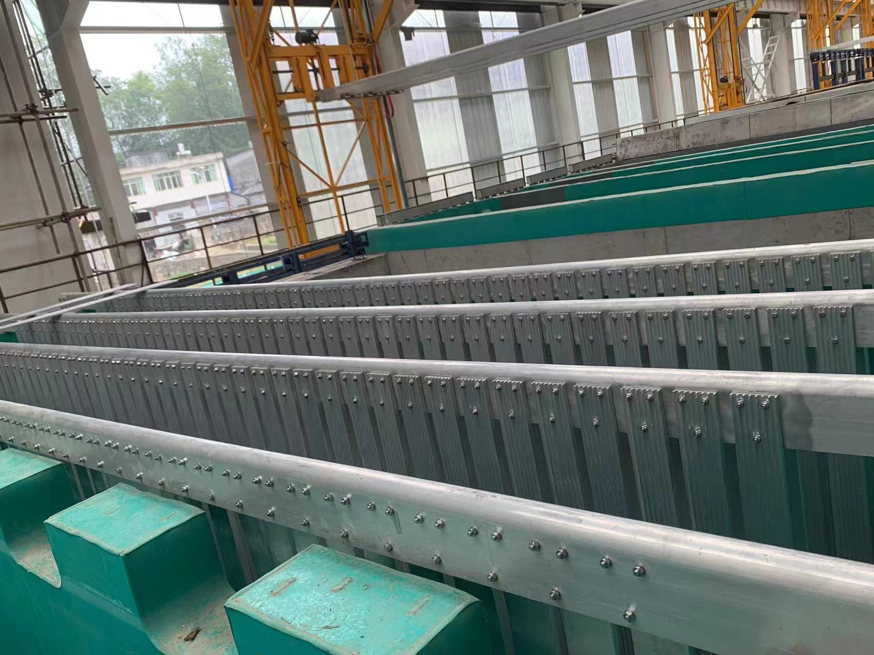 High-quilaty Automatic 1500T/Month Aluminum Anodizing Production Line  Suface Treatment Equipment