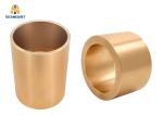 Self Lubricating Bronze cylinder-shaped Sleeve Bearings Convenient Installation