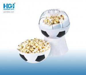 China Mini Size 20.3*20.3*29cm Football Shape Popcorn Maker 60Hz 1.2KW Oil Free wholesale