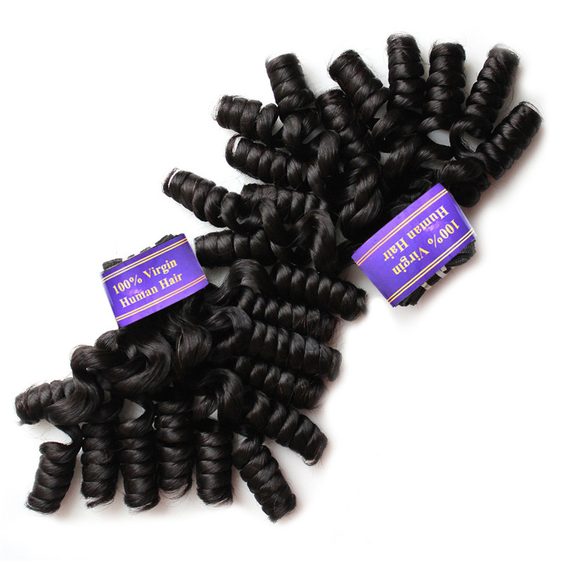 Grade 7A 8A Tangle Free Natural Color Virgin Peruvian Hair Weaving