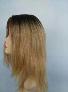 China 5A 10Inch Short Human Hair Jewish Wig Dark Root,Human Hair Wig wholesale