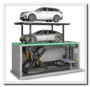 China Hydraulic Residential Car Lift Multi-level Underground Smart Car Parking System Double Car Parking System wholesale