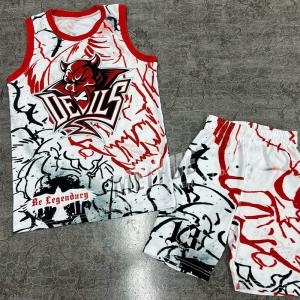 China Custom Dtg Print Summer Vest Jersey Tshirt Shorts Set Sleeveless Soccer Jersey tank Top and Short Set wholesale