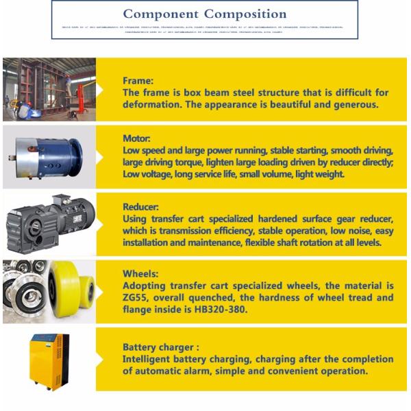gravity industrial transfer cart for heavy load cargo material handling system