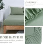 Deep Pocket 1.5-2 Kg Luxury Stonewashed French Linen Bed Sheets 3 Pieces Style