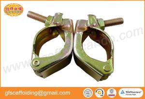 China JIS swivel coupler for 48.6mm scaffold tube Q235 electro galvanized finish wholesale