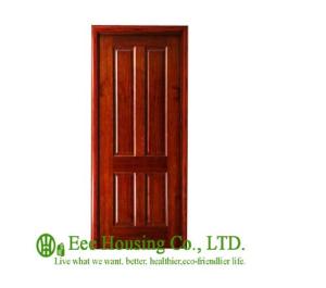China 40mm thickness Timber Veneer door, customized size and design wholesale