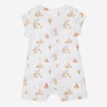 Summer Cotton Short Sleeve Plain Printed Baby Girl Boy Rompers Infant Jumpsuits