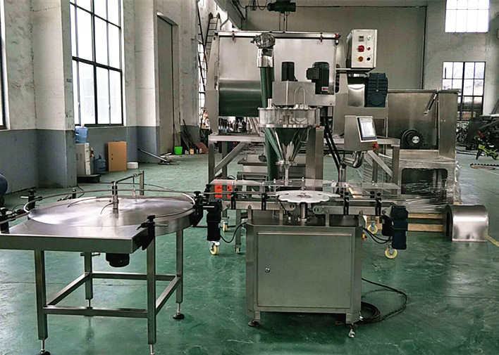H15 - 150mm Rotary Powder Filling Machine 60HZ Frequency 20 - 50 Bottles / Min