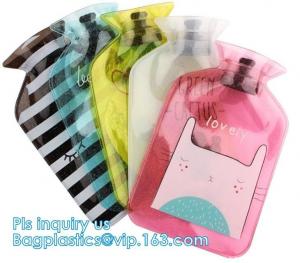 China Winter Outdoor Pvc Hot Water Bottle Bag, pvc hot water bag fomentation, Water Bottle Ice Bag With Knitted Covers, water on sale
