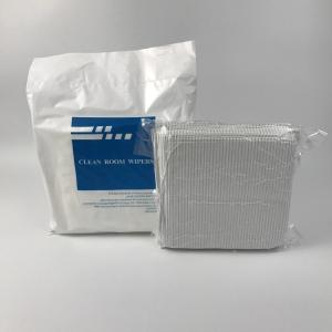 China Lint Free Disposable Cleanroom ESD Wipes 98% Polyester For PCBs wholesale