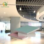 Green Color Moisture Resistant Drywall , 9mm Tapered Edge Plasterboard