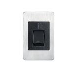 Waterproof IP65 Stainless Steel Flush-Mounted SilkID Fingerprint Reader with
