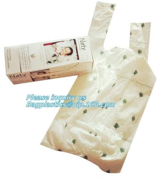 Eco friendly packing bag/Biodegradable Disposal Bags for Diapers, Diaper Sack